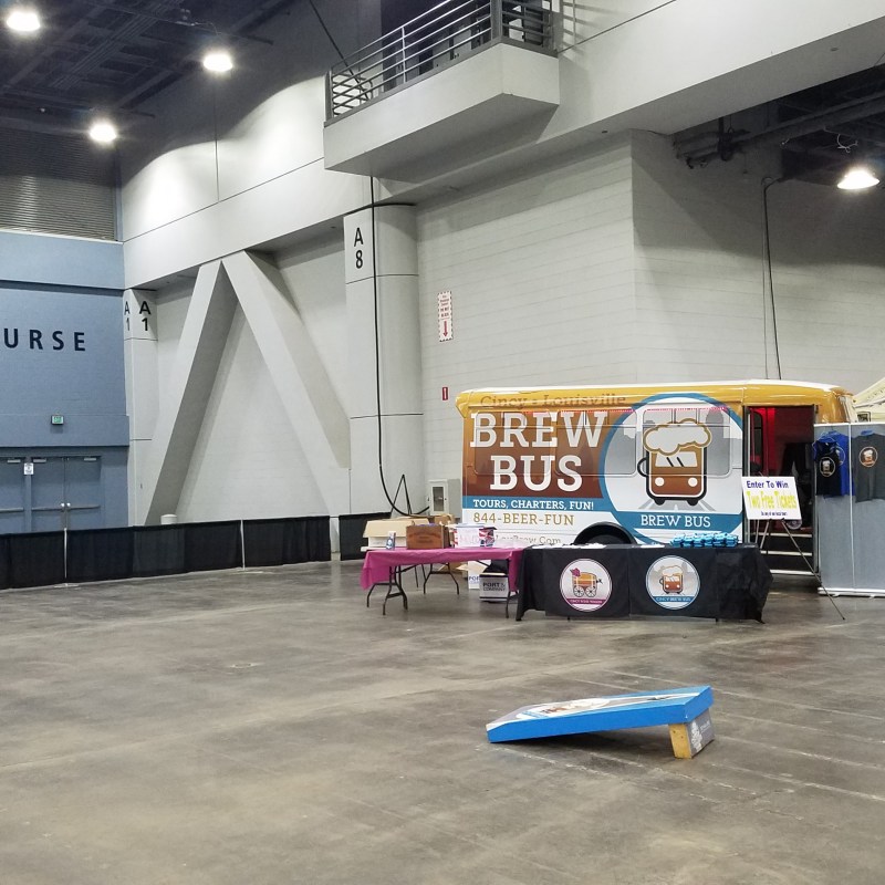a truck parked on the side of a building